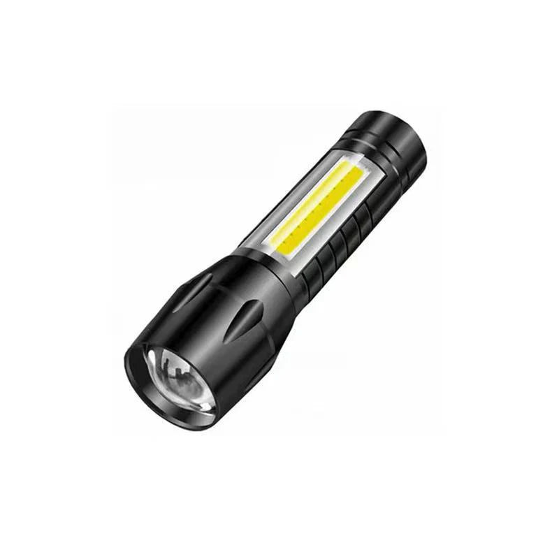 Waterproof T6 COB LED Tactical USB Rechargeable 3 Modes Camping Lantern Portable Zoomable Flashlight Torch Lamp Focus Light