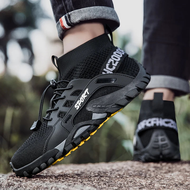 Men's and Women's Hiking Shoes, High Breathable Mesh Boots, Comfortable, Quick-drying, Hiking, Suitable For Travel And Leisure