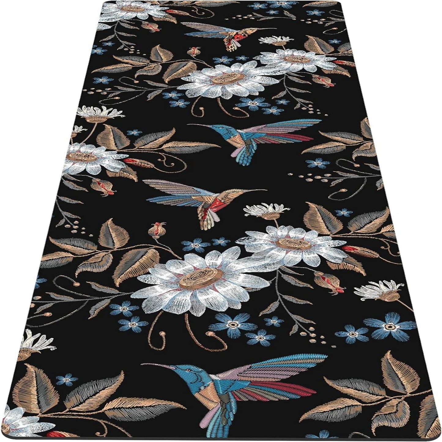 Ultimate Workout Mat - Beautiful Extra Thick TPE Yoga Mat with Non Slip Surface and Carrying Bag - 6MM Thick, 72"x24" Size - Ide