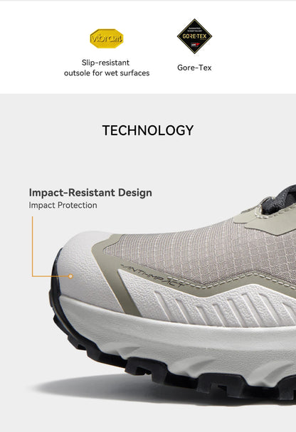 KAILAS KUOCANG Gore-tex  Mid   Waterproof Hiking Shoes For Men Comfortable Vibram Shoes KS2442145