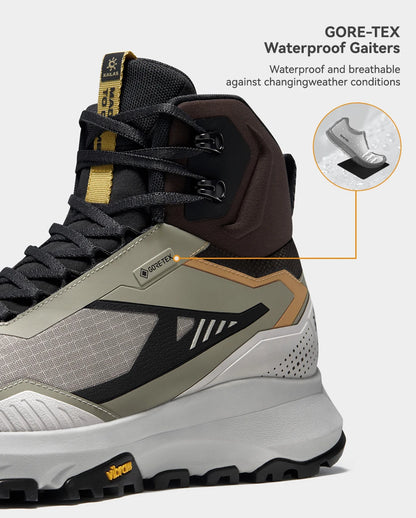 KAILAS KUOCANG Gore-tex  Mid   Waterproof Hiking Shoes For Men Comfortable Vibram Shoes KS2442145