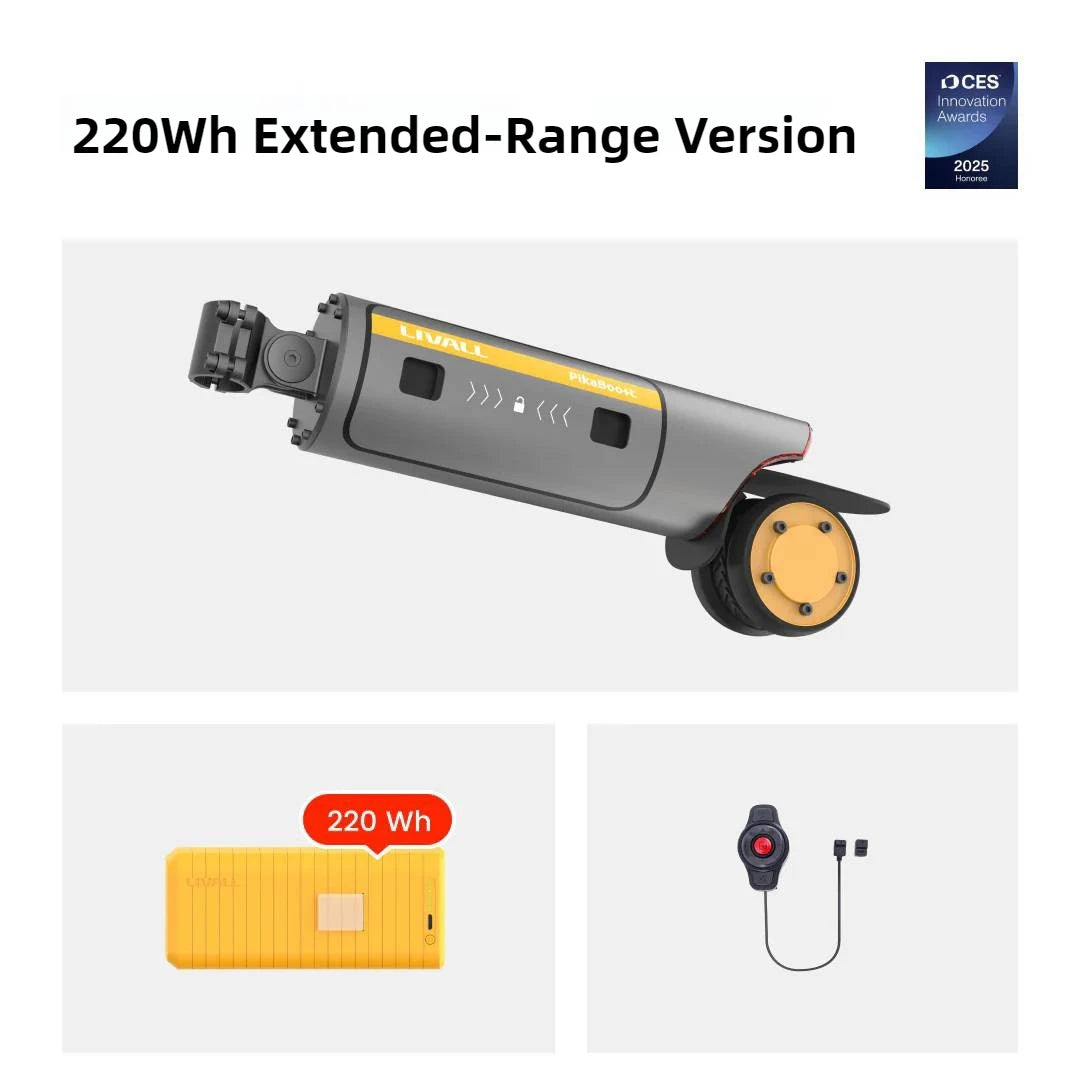 PikaBoost2 Electric Bike Assist Kit for Mountain Bike – E-Bike Booster Conversion Kit, Cycling Accessories for Sports Entertai