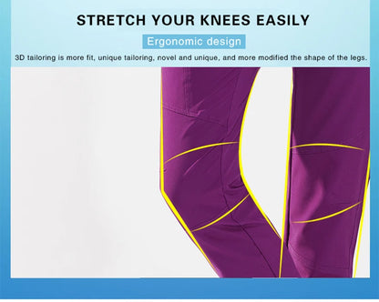 LNGXO Waterproof Hiking Pants Women Trekking Camping Climbing Running Outdoor Pants Quick Dry Stretch Breathable Thin Trousers