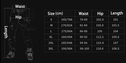 Mens Waterproof Cargo Pants Elastic Multiple Pocket Military Male Trousers Outdoor Joggers Pant Plus Size Tactical Pants Men