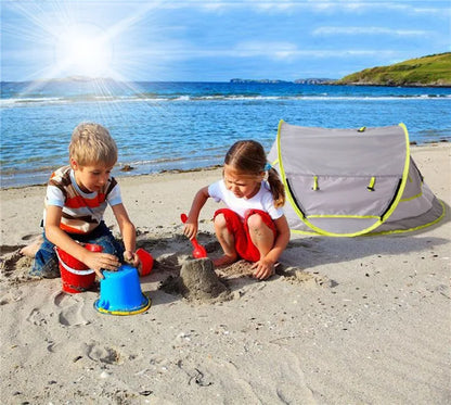 Portable Baby Beach Tent UPF 50+ Sun Shelter Baby Outdoor Travel Bed Tent Infant Pop Up Mosquito Net Toy Tent Crib Netting