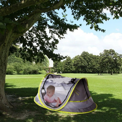 Portable Baby Beach Tent UPF 50+ Sun Shelter Baby Outdoor Travel Bed Tent Infant Pop Up Mosquito Net Toy Tent Crib Netting