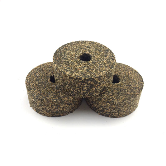 NooNRoo Rubber Cork Ring  ( 10pcs )   1 1/4" x 1/2"  x1/4'' with a hole & no hole fishing rod Repair Components