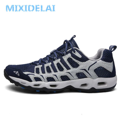 MIXIDELAI New Summer Men Sneakers Fashion Spring Outdoor Shoes Men Casual Men'S Shoes Comfortable Mesh Shoes For Men Size 39-46