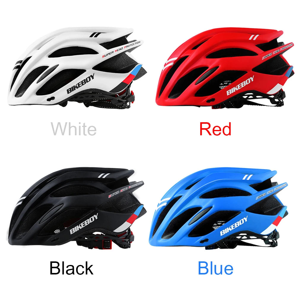 Bikeboy MTB Bike Helmet for Men Women Sport Cycling Helmet Adjustable Mountain Road Bicycle Soft Pad Safety Hat Cap Accessories