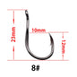The Time High Quality Bulk Sharpened Fishing Hooks Patent Chinu Ring Forged High Carbon Steel Hook Fishing Wholesale 100 pcs/lot