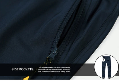 LNGXO Waterproof Hiking Pants Women Trekking Camping Climbing Running Outdoor Pants Quick Dry Stretch Breathable Thin Trousers