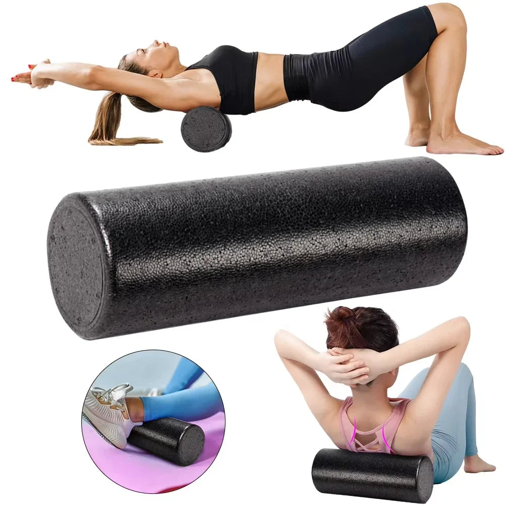 30cm/45cm EPP Foam Roller Muscle Relaxation Professional Fitness Yoga Column Solid Hardened Exercise Roller Yoga Equipment