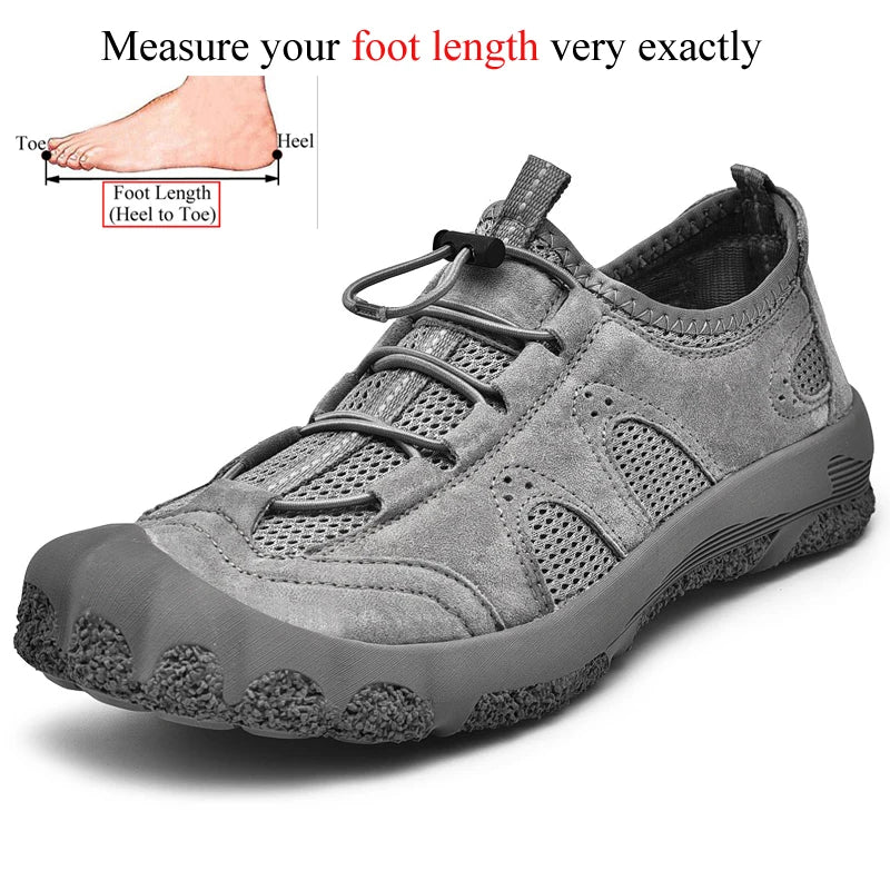 Summer Men Outdoor Shoes For Hiking Tourism Trekking Walking Sneakers Climbing Mountain Trail High Quality