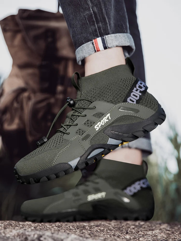 Men's and Women's Hiking Shoes, High Breathable Mesh Boots, Comfortable, Quick-drying, Hiking, Suitable For Travel And Leisure
