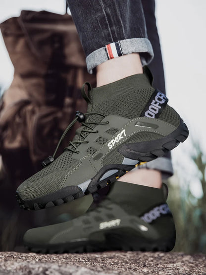 Men's and Women's Hiking Shoes, High Breathable Mesh Boots, Comfortable, Quick-drying, Hiking, Suitable For Travel And Leisure