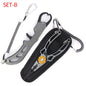 Shawto Aluminium Alloy Fishing Gripper Professional Fishing Lip Grabber Tool Fish Scissors Clip Fish Control Tackle Pliers Gear