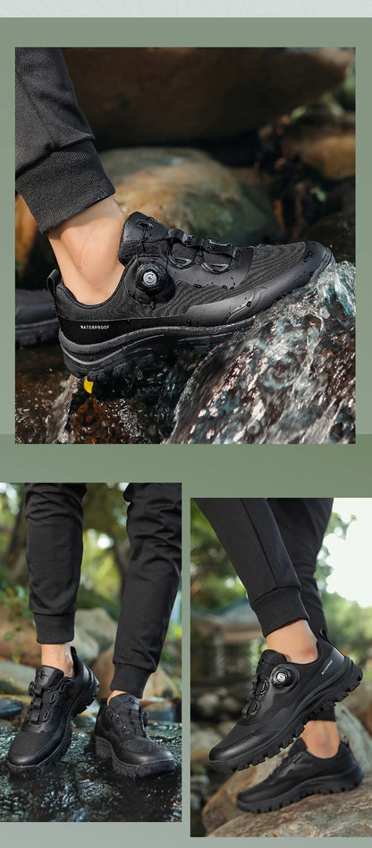 Waterproof Hiking Shoes Men Outdoor Trailing Trekking Shoes Ultra-light Sneakers Tactical Boots Non-slip Wading Boots Size 40-47