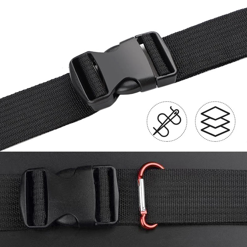 Shawto Multi-function Nylon Belt Rod Holder Portable Pole Inserter Fishing Rod Pesca Rack Quick Belt Holder Inserting Device