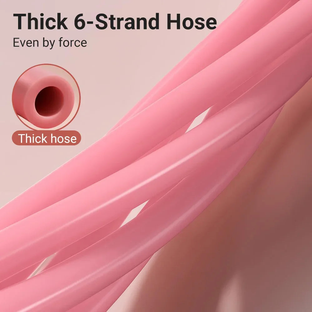 6-Tube Resistance Band Multi Function Tension Rope Fitness Bands 6-Tube Elastic Yoga Pedal Puller For Sports Exercises At Gym