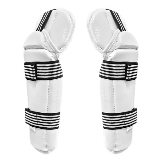 Forearm Elbow Arm Guards Forearm Protection Guard Double Row Buckle Design Elbow Protective Pads For Boxing Taekwondo And Free