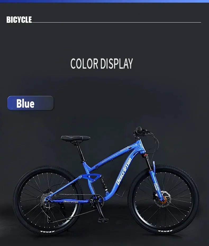 27.5 inch mountain bike single disc oil brake Downhill Bicycle soft tail mtb dual shock absorber 10speed Cross Country bicicleta