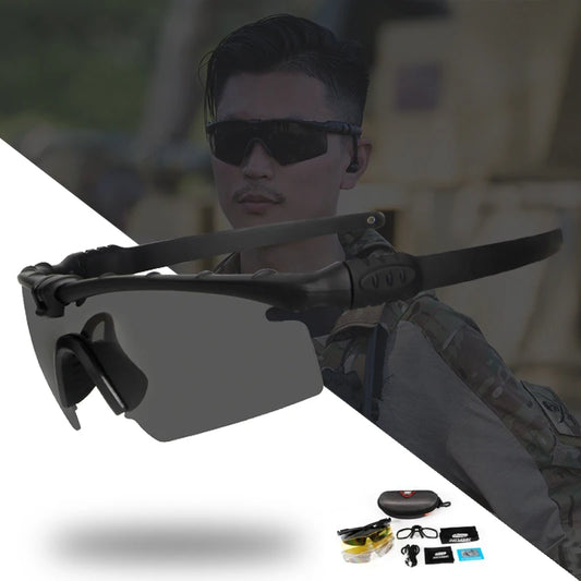 Men Women Army BALLISTIC 3.0 Protection Military Glasses Paintball Shooting Goggles Tactical MTB Cycling Polarized Sunglasses