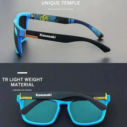 Fashion  Kawasaki Polarized Cycling Glasses Men's Women's Outdoor Sports Sunglasses Hiking Self Driving Climbing Fishing Glasses