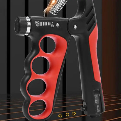 5-60KG Adjustable Hand Gripper Set Counting Hand Forearm Trainer Hand Strength Wrist Strength Finger Strength Device For Fitness