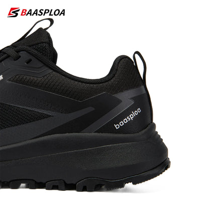 Bassploa Men Hiking Shoes New Fashion Lightweight Outdoor Sneakers Men Walking Shoes Comfort Non-Slip Wear Resistant Outdoor