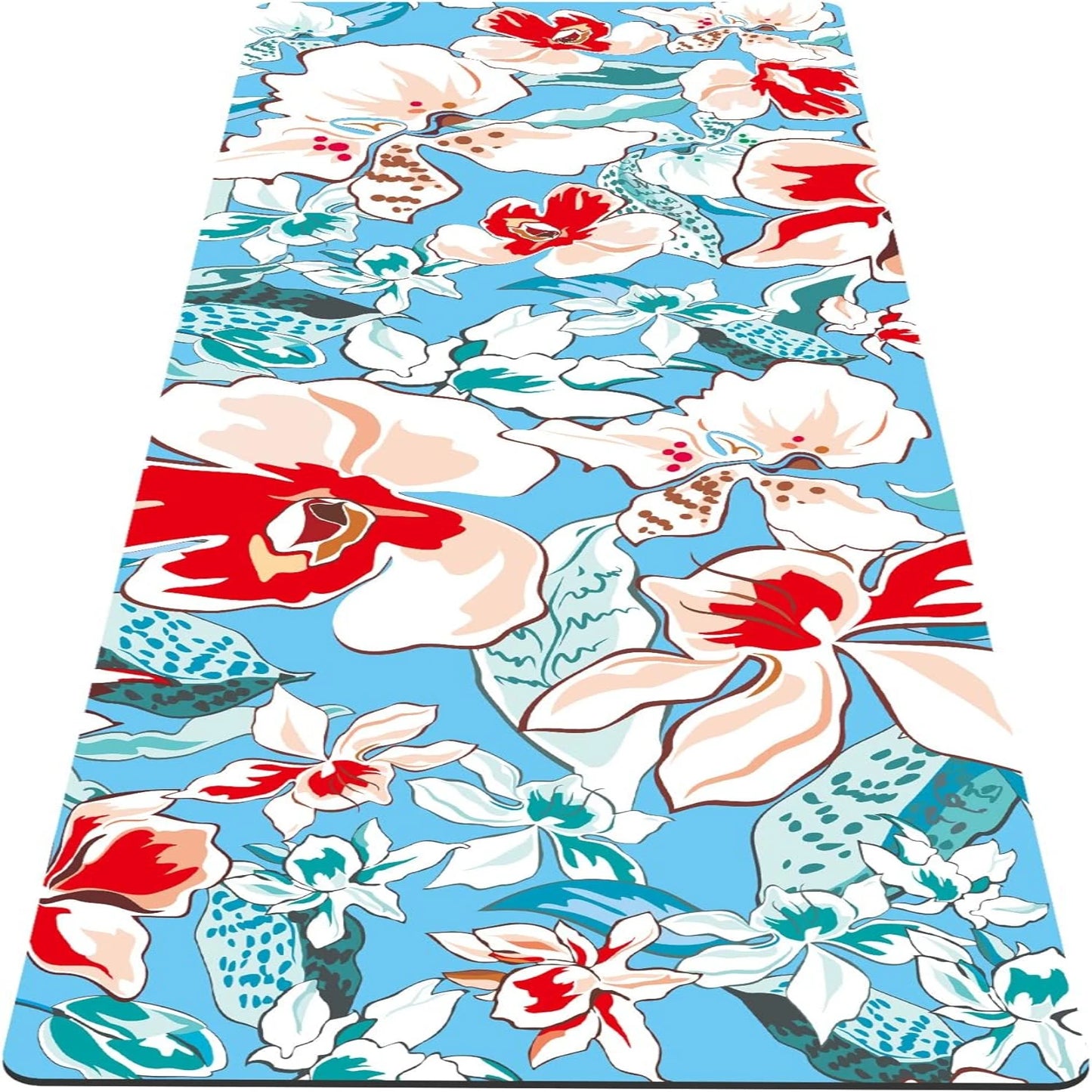 Ultimate Workout Mat - Beautiful Extra Thick TPE Yoga Mat with Non Slip Surface and Carrying Bag - 6MM Thick, 72"x24" Size - Ide