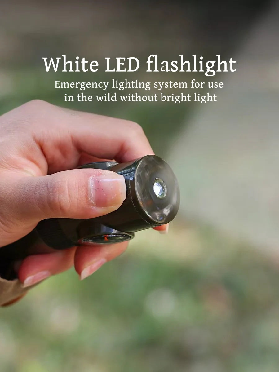 Multi-Function Survival Whistle with Compass & Thermometer, Lightweight for Camping, Hiking & Outdoor Adventures