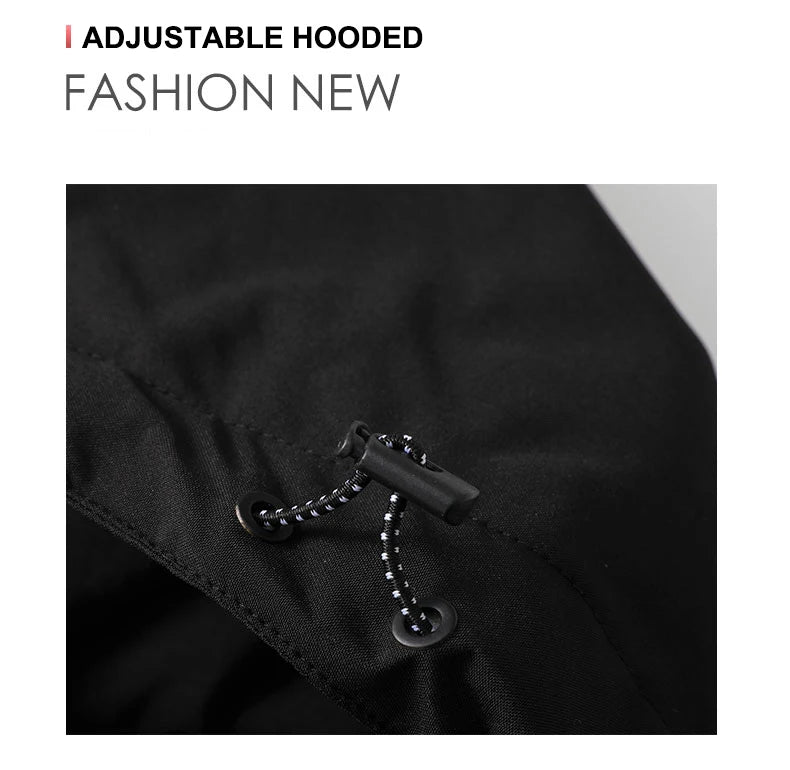 CHRLCK Men Women Hiking Jackets Waterproof Large Size Spring Autumn Windbreaker Camping Climbing Outdoor Coats Unisex