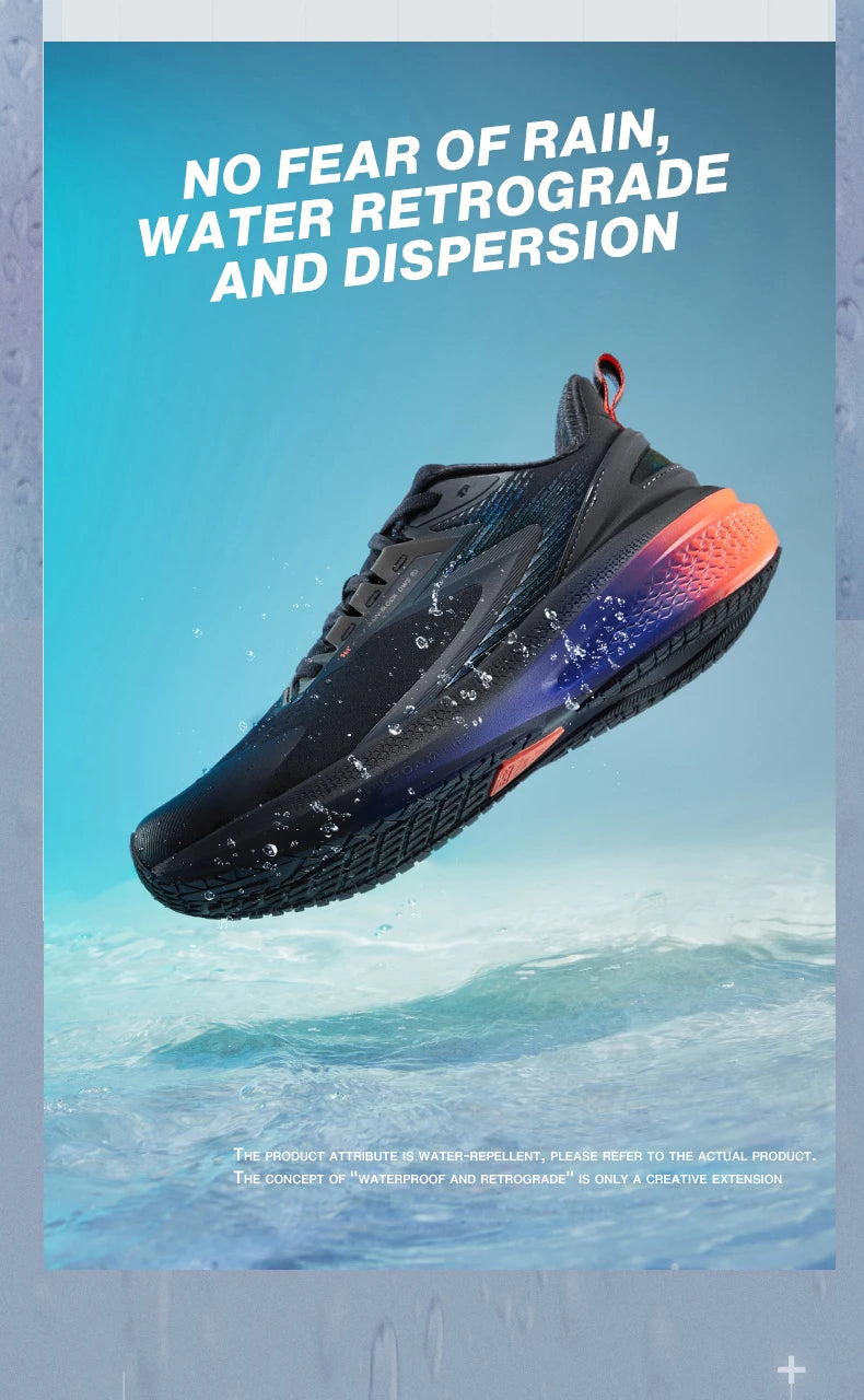361 Degrees NEW Rainblock 7.0 Anti Splash Rainproof Running Shoes Technology Night Reflective Cushioning Man Sneakers 572342228