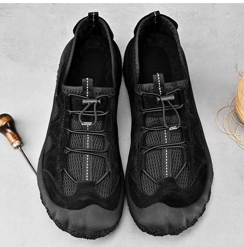 Summer Men Outdoor Shoes For Hiking Tourism Trekking Walking Sneakers Climbing Mountain Trail High Quality