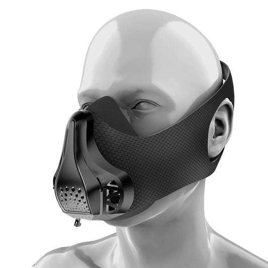 Sports Mask Adjustable 48 Levels Breathing Air Resistance Exercise Running Fitness Mask Fitness Exercise Physical Endurance Trai