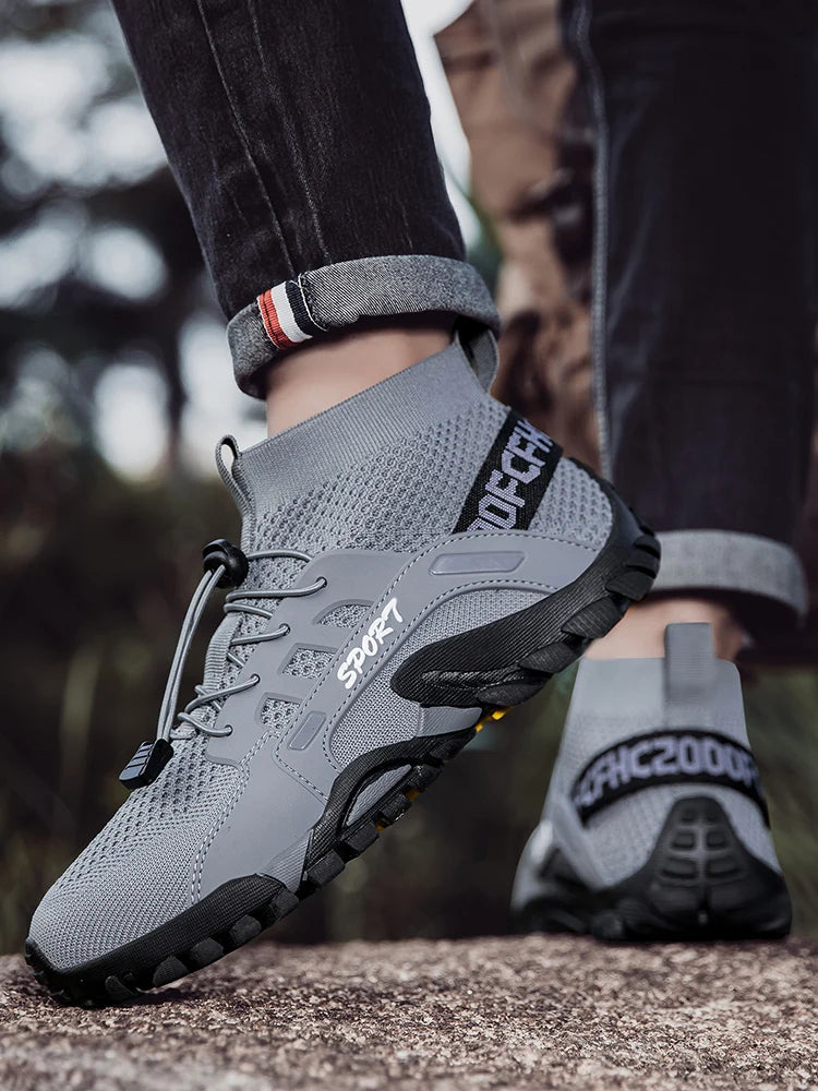 Men's and Women's Hiking Shoes, High Breathable Mesh Boots, Comfortable, Quick-drying, Hiking, Suitable For Travel And Leisure