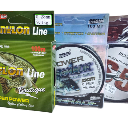 100M  Carp Green Nylon Fishing Line Super Strong Monofilament line Japanese Material Saltwater Carp Fishing leader line