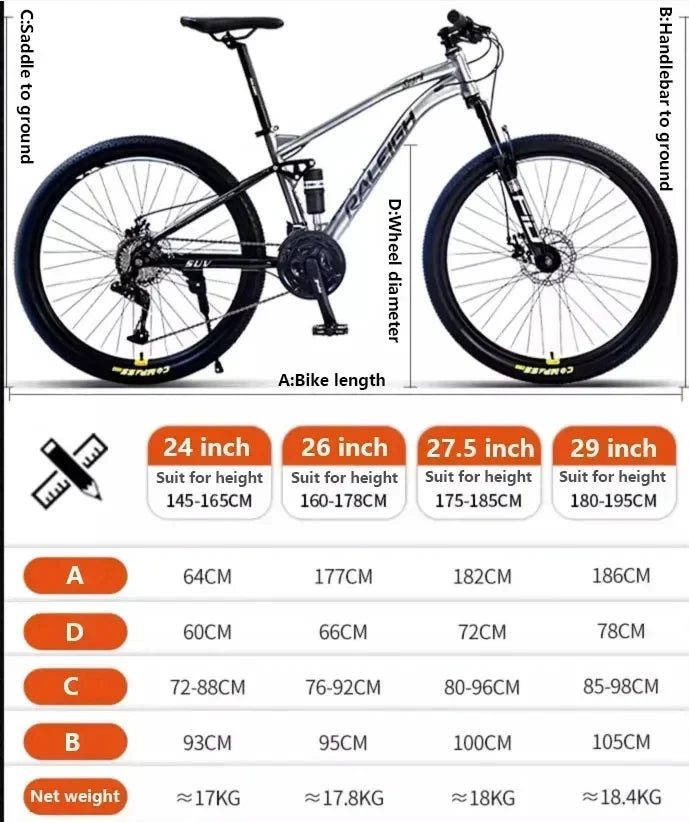 26inch 29inch Soft Tail Mountain Bike MTB Downhill Mountain Bicycle Double Damping Bike DH Cross Country MTB Dirt Bicicleta