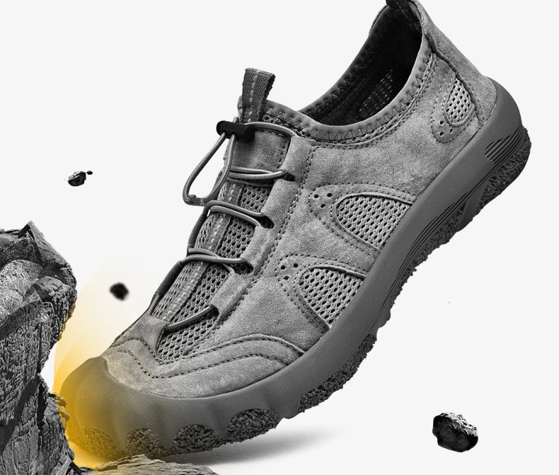 Summer Men Outdoor Shoes For Hiking Tourism Trekking Walking Sneakers Climbing Mountain Trail High Quality