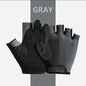 Gym Gloves Fingerless Gloves Anti-Slip Shock-Absorbing Breathable Gloves Sports Gloves for Training Lifting Weight Cycling