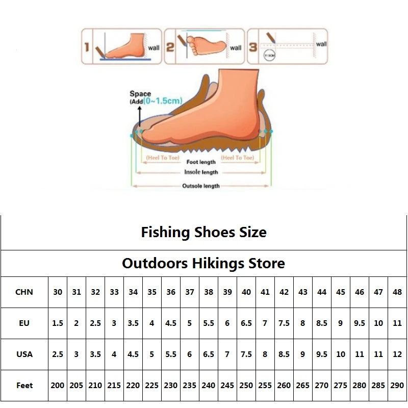 New Men's Non-slip Fishing Shoes Outdoor Sports Breathable Hunting Boots Mesh Quick-drying Upstream Shoes Cycling Shoes Sneakers