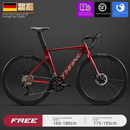 700C curved handle road bicycle 27 speed oil disc brake gravel bike ultralight aluminum alloy frame Road Racing bicicleta aldult