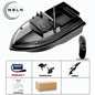 MBLN Brand,RC Carp Fishing Bait Boat,Double Bait Hopper,2kg Bait Capacity, 300m Remote Control Range,Low Battery Warning