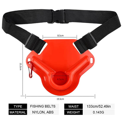 Shawto Multi-function Nylon Belt Rod Holder Portable Pole Inserter Fishing Rod Pesca Rack Quick Belt Holder Inserting Device