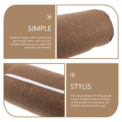 Yoga Throw Pillow Lumbar Pillow Yoga Pillow For Beginner Cylinder Pillow High-density Pillow Yoga Fitness Equipment 2025 New