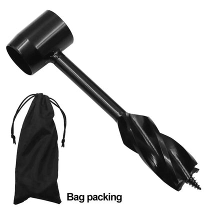 Auger Drill Bits Outdoor Survival Punch Tool Camping Bushcraft Manual Hole Maker Wrench Wood Drill Core Woodworking