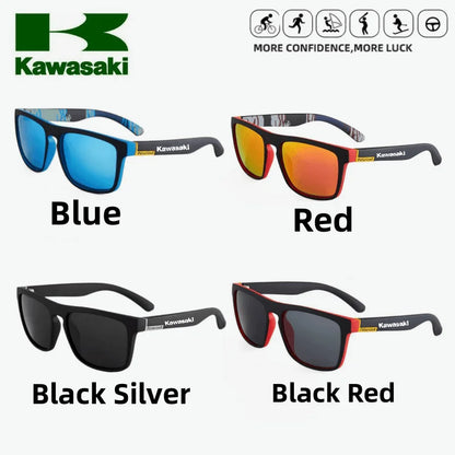 Fashion  Kawasaki Polarized Cycling Glasses Men's Women's Outdoor Sports Sunglasses Hiking Self Driving Climbing Fishing Glasses