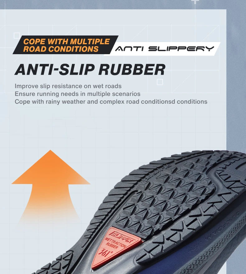 361 Degrees NEW Rainblock 7.0 Anti Splash Rainproof Running Shoes Technology Night Reflective Cushioning Man Sneakers 572342228