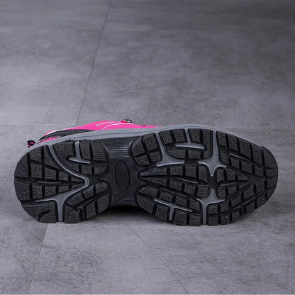 Spring and Autumn Mountaineering Shoes Fashion Women's Hiking Shoes 2025 Comfortable Outdoor Sports Anti Slip Walking Shoes