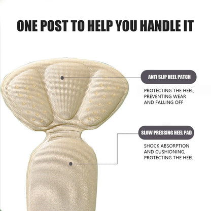 2/10pcs Adjustable Size Shoes Insoles Women High Heels Back Stickers Pain Relief Protector Cushion Antiwear Feet Care Paddings